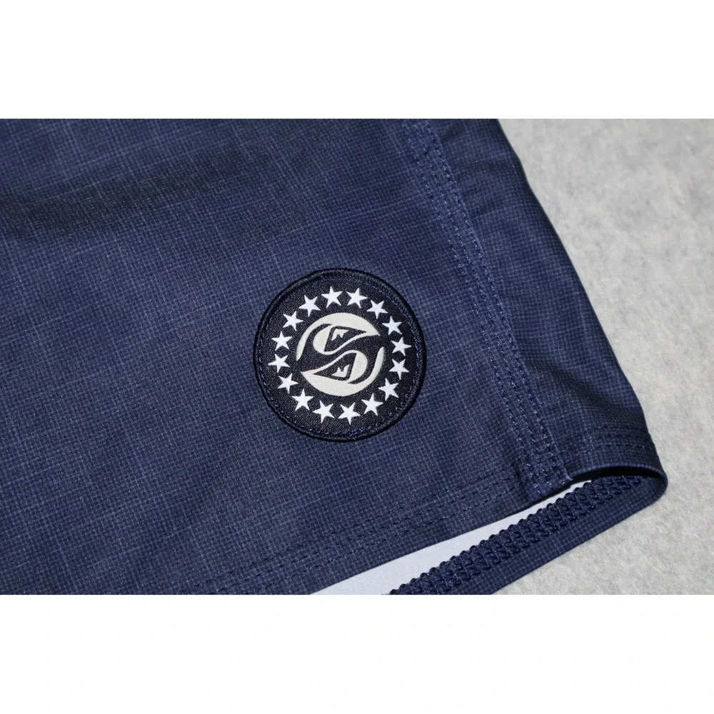 Quiksilver Board Shorts Mens 36 Blue Highline Recycled Stretch Surf Trunk